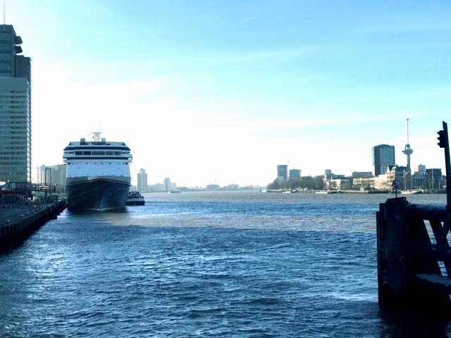 Borealis aan de Cruise Terminal Rotterdam